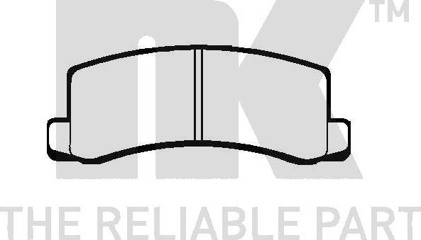 NK 224526 - Brake Pad Set, disc brake autospares.lv