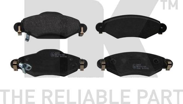 NK 224570 - Brake Pad Set, disc brake autospares.lv