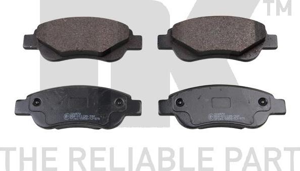 NK 224572 - Brake Pad Set, disc brake autospares.lv