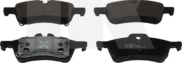 NK 224021 - Brake Pad Set, disc brake autospares.lv