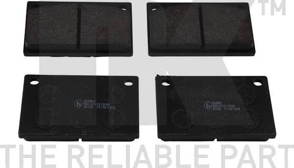 NK 224802 - Brake Pad Set, disc brake autospares.lv