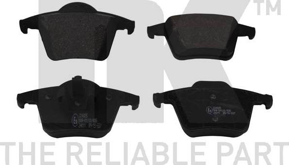 NK 224825 - Brake Pad Set, disc brake autospares.lv