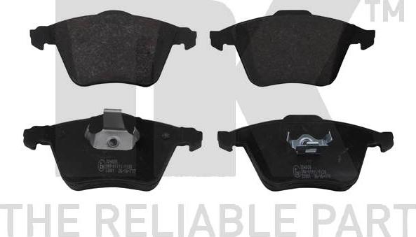 NK 224828 - Brake Pad Set, disc brake autospares.lv