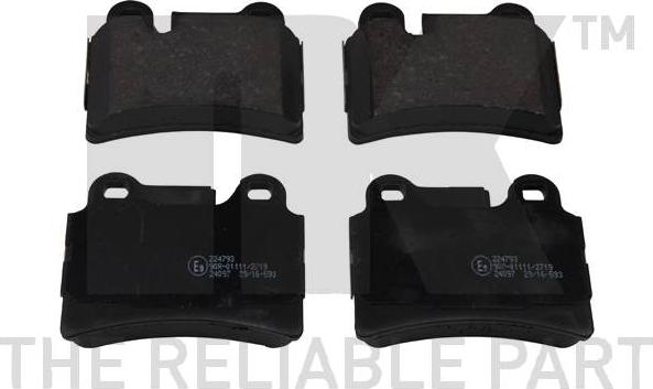 NK 224793 - Brake Pad Set, disc brake autospares.lv