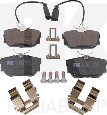 NK 224 753 - Brake Pad Set, disc brake autospares.lv