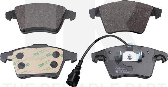 NK 224 761 - Brake Pad Set, disc brake autospares.lv