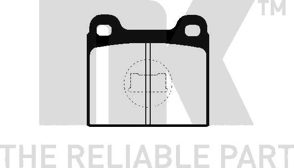 NK 224705 - Brake Pad Set, disc brake autospares.lv