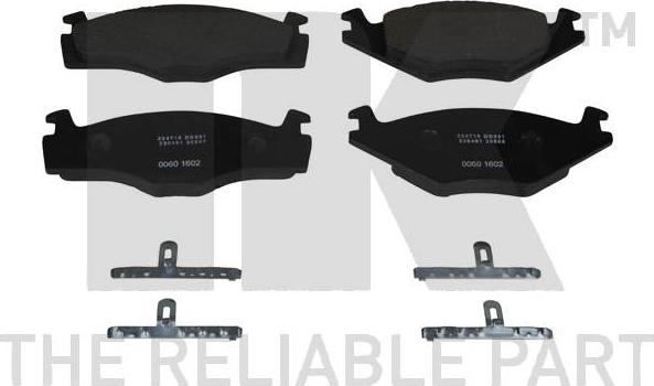 NK 224716 - Brake Pad Set, disc brake autospares.lv