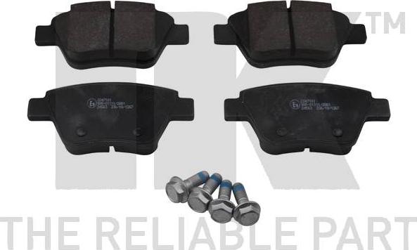 NK 2247101 - Brake Pad Set, disc brake autospares.lv