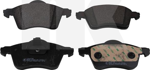 NK 224 736 - Brake Pad Set, disc brake autospares.lv