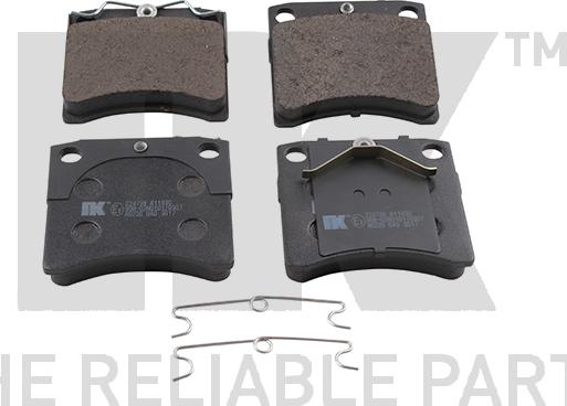 NK 224 738 - Brake Pad Set, disc brake autospares.lv