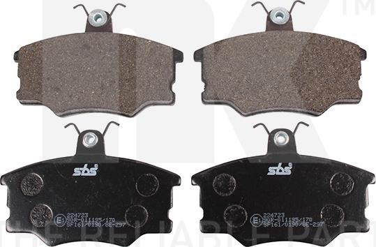 NK 224723 - Brake Pad Set, disc brake autospares.lv