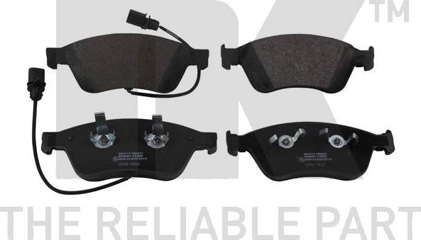 NK 224 777 - Brake Pad Set, disc brake autospares.lv