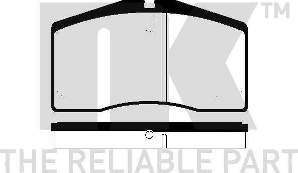 NK 225606 - Brake Pad Set, disc brake autospares.lv