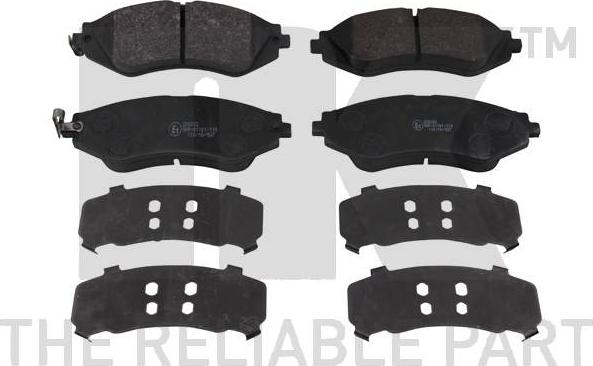 NK 225002 - Brake Pad Set, disc brake autospares.lv