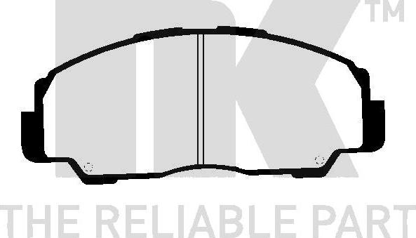 NK 225106 - Brake Pad Set, disc brake autospares.lv