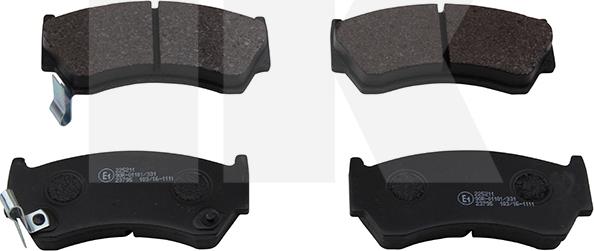 NK 225211 - Brake Pad Set, disc brake autospares.lv