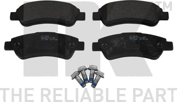 NK 221960 - Brake Pad Set, disc brake autospares.lv