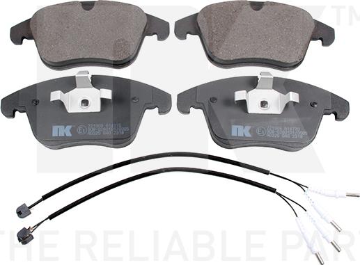 NK 221968 - Brake Pad Set, disc brake autospares.lv