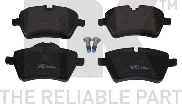 NK 221542 - Brake Pad Set, disc brake autospares.lv