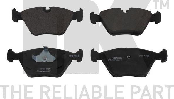 NK 221508 - Brake Pad Set, disc brake autospares.lv