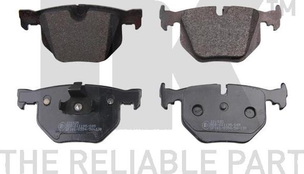 NK 221535 - Brake Pad Set, disc brake autospares.lv