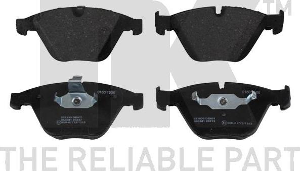 NK 221533 - Brake Pad Set, disc brake autospares.lv