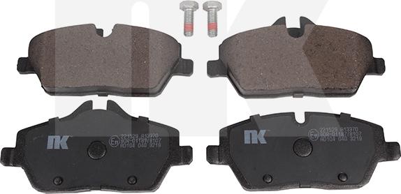 NK 221529 - Brake Pad Set, disc brake autospares.lv