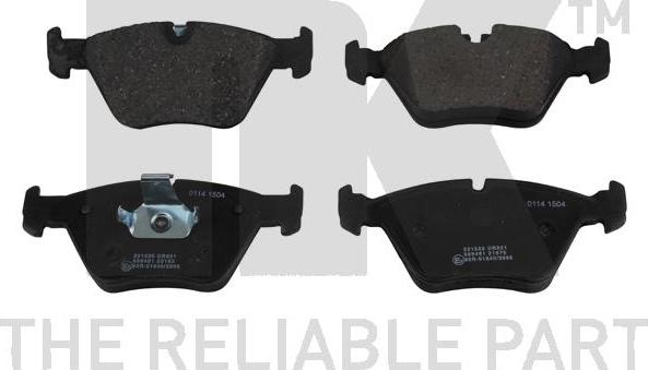 NK 221528 - Brake Pad Set, disc brake autospares.lv