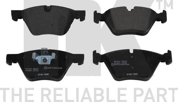 NK 221527 - Brake Pad Set, disc brake autospares.lv