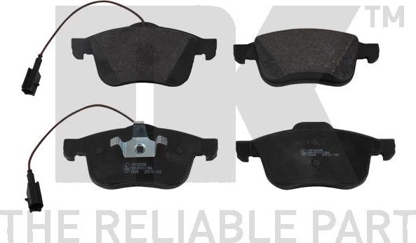 NK 221026 - Brake Pad Set, disc brake autospares.lv