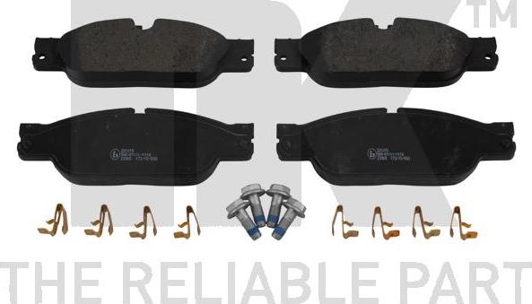 NK 221215 - Brake Pad Set, disc brake autospares.lv