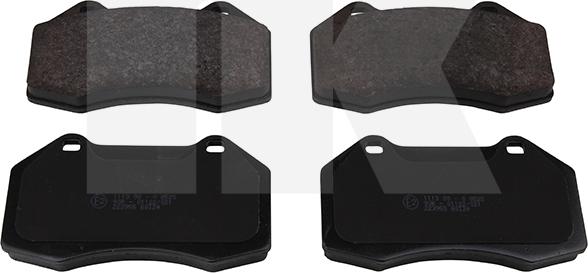 NK 223955 - Brake Pad Set, disc brake autospares.lv