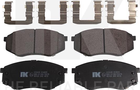 NK 223448 - Brake Pad Set, disc brake autospares.lv