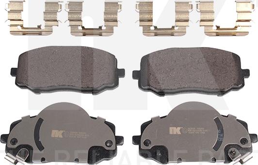 NK 223458 - Brake Pad Set, disc brake autospares.lv