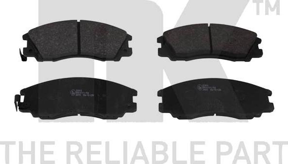 NK 223416 - Brake Pad Set, disc brake autospares.lv