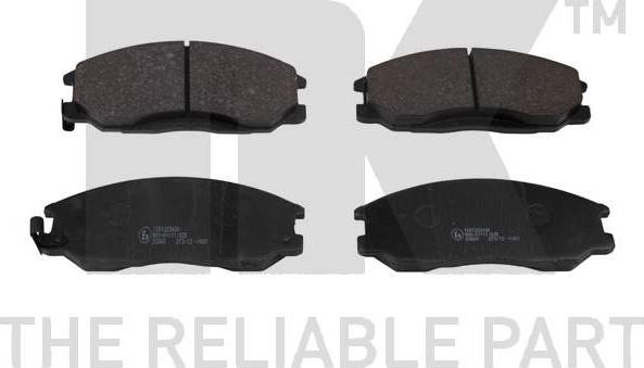 NK 223420 - Brake Pad Set, disc brake autospares.lv