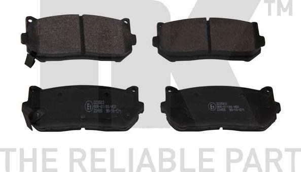 NK 223503 - Brake Pad Set, disc brake autospares.lv