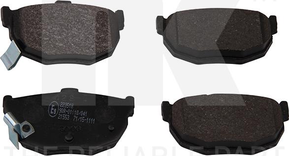 NK 223518 - Brake Pad Set, disc brake autospares.lv