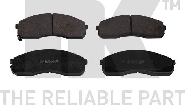 NK 223512 - Brake Pad Set, disc brake autospares.lv