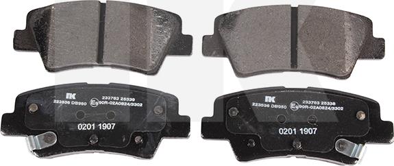 NK 223536 - Brake Pad Set, disc brake autospares.lv