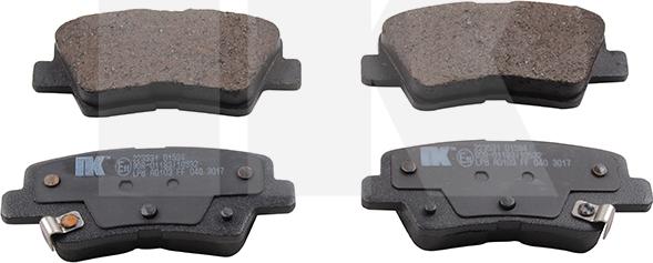 NK 223531 - Brake Pad Set, disc brake autospares.lv