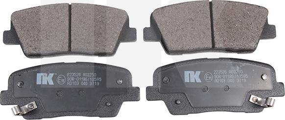 NK 223526 - Brake Pad Set, disc brake autospares.lv