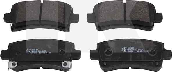 NK 223643 - Brake Pad Set, disc brake autospares.lv