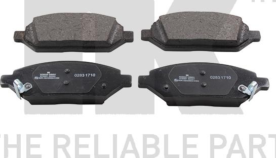 NK 223655 - Brake Pad Set, disc brake autospares.lv