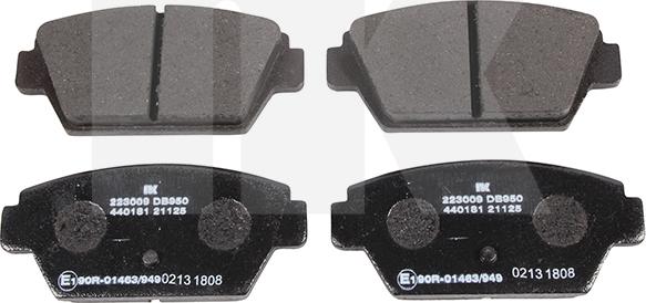 NK 223009 - Brake Pad Set, disc brake autospares.lv