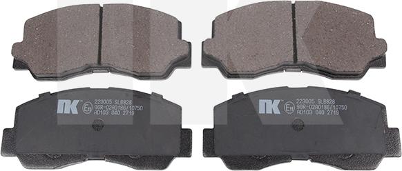 NK 223005 - Brake Pad Set, disc brake autospares.lv