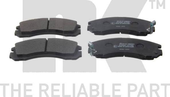 NK 223018 - Brake Pad Set, disc brake autospares.lv