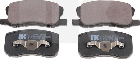 NK 223036 - Brake Pad Set, disc brake autospares.lv