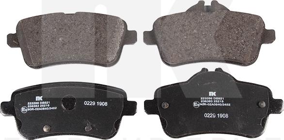 NK 223396 - Brake Pad Set, disc brake autospares.lv